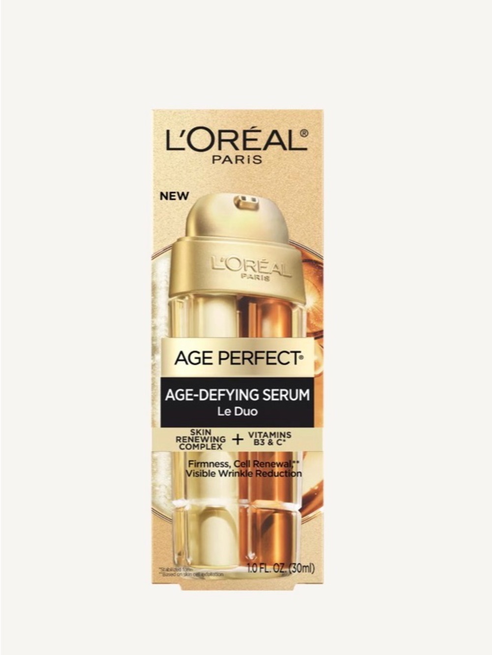 L’Oreal Paris  Perfect Age-Defying Serum Le Duo - Gold
